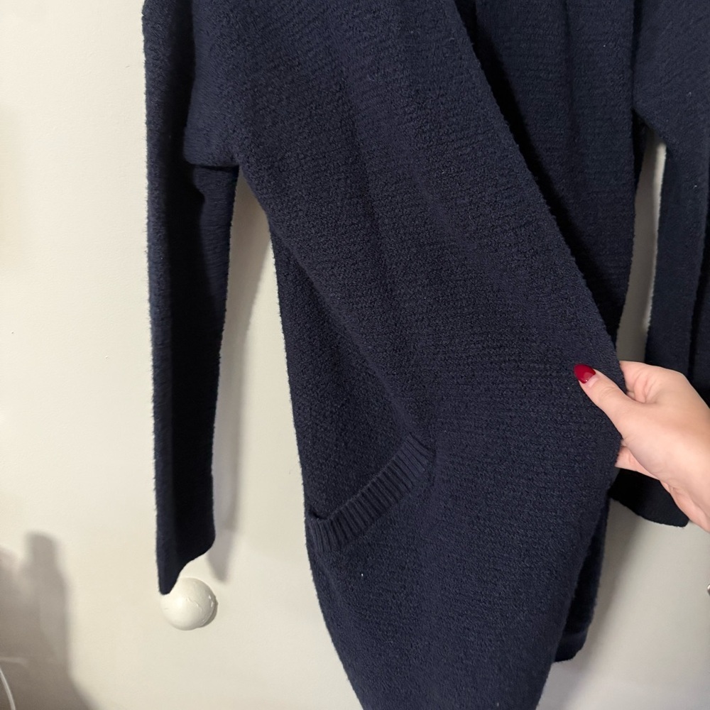 Loft Navy Blue Sweater Cardigan - Picture 2 of 5